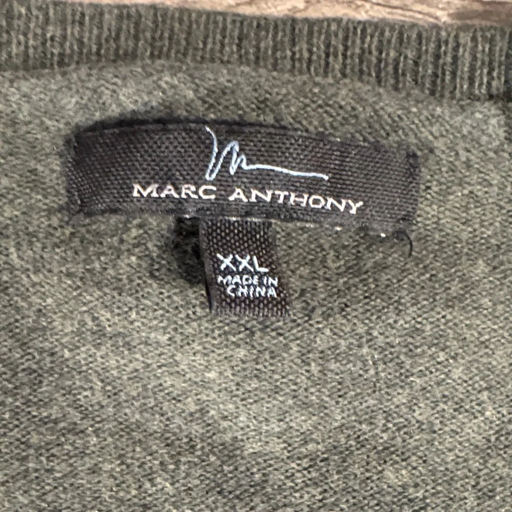Marc Anthony Olive V-Neck Sweater - Size XXL